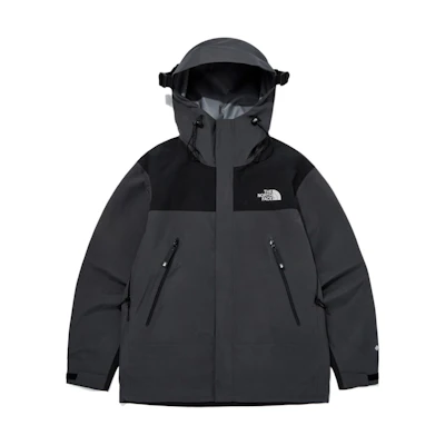 TNF GTX Waterproof Outdoor Windbreaker Jacket Dark Grey Unisex NJ2GQ01A