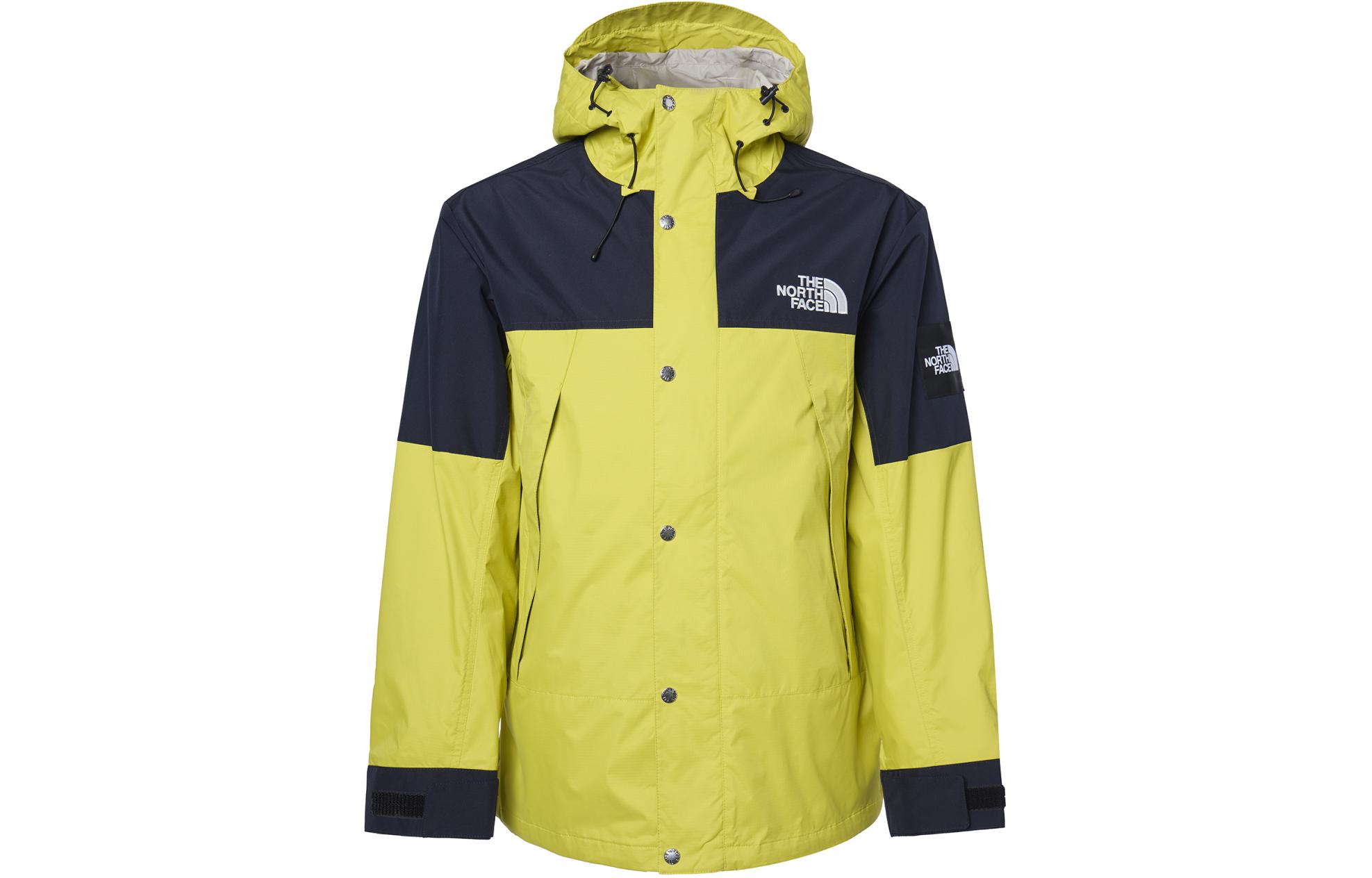 TNF GTX Yellow Hooded Waterproof Jacket Unisex Outdoor Casual NI2HQ04J