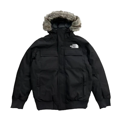 TNF Gotham 2 Black Down Jacket with Solid Logo NF0A7V2L-JK3