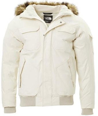 The North Face Gotham 3 All-White Hooded Insulated Jacket NF0A33RG-P4K Buy The North Face Gotham 3 All-White Hooded Insulated Jacket NF0A33RG-P4K