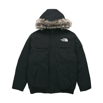 TNF Gotham 3 Windproof Hooded Down Winter Jacket for Men Black NF0A33RG-JK3