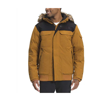 TNF Gotham Insulated Waterproof Down Parka Brown NF0A33RG-HFQ