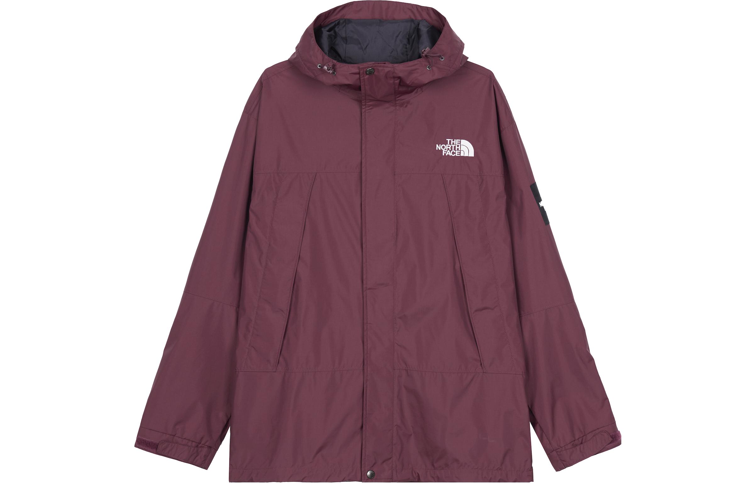 TNF Granby Jacket Wine Red Unisex Logo Casual Hooded Windbreaker NI2HN00K
