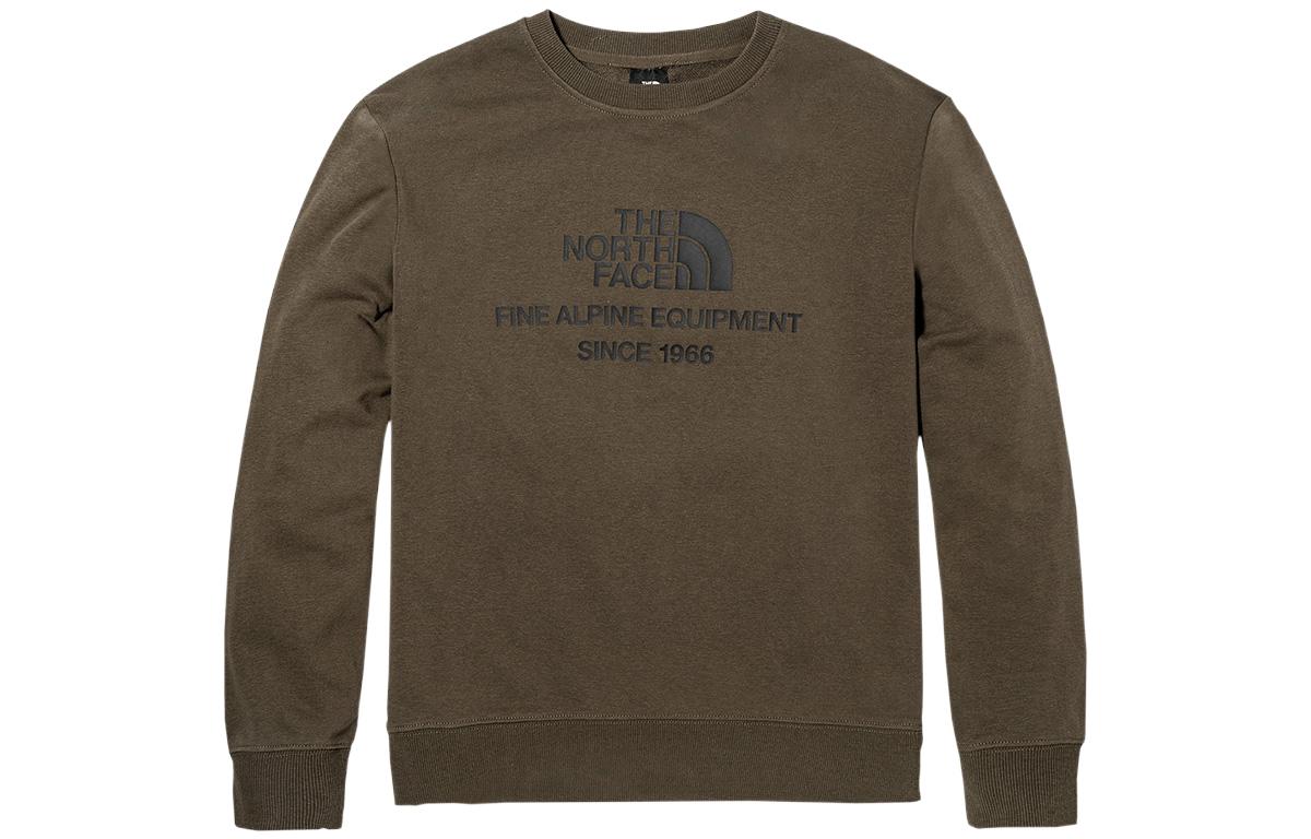 TNF Graphic Crewneck Pullover Sweatshirt Unisex Green NF0A7WAM-21L