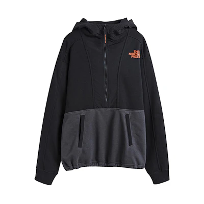 TNF Graphic Half-Zip Hoodie Black Classic Logo Winter Unisex Sweatshirt NF0A3VL5KT0