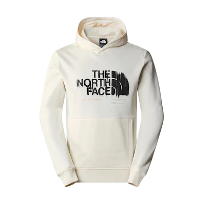 TNF Graphic Hoodie Logo Print Pullover - White NF0A87ET-QLI