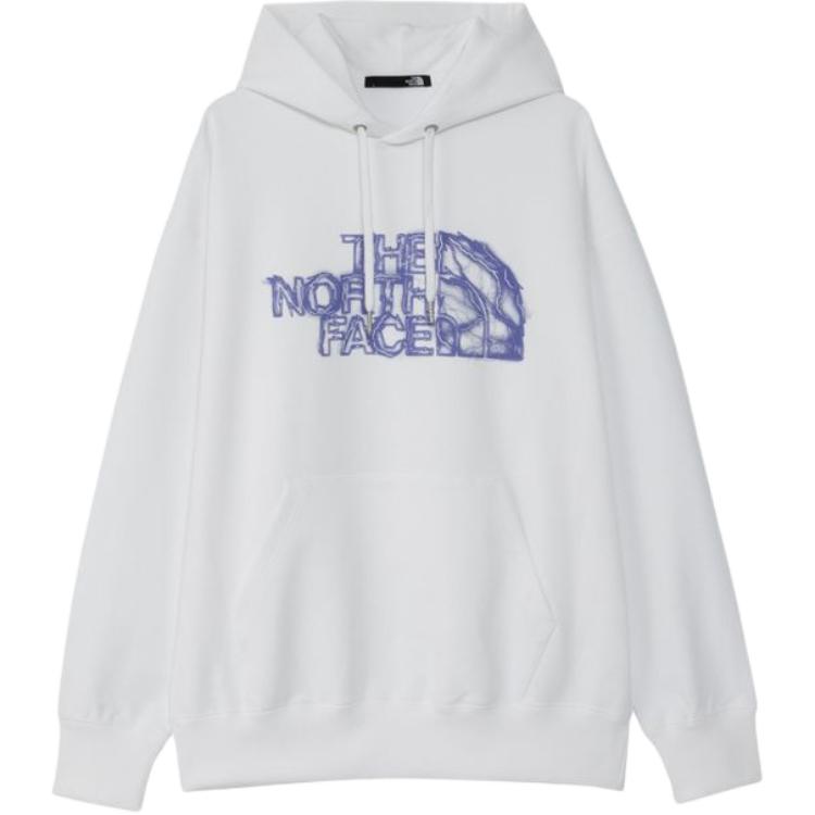 TNF Graphic Hoodie Unisex White - Soft, Comfortable, and Skin-Friendly NT12440-RW