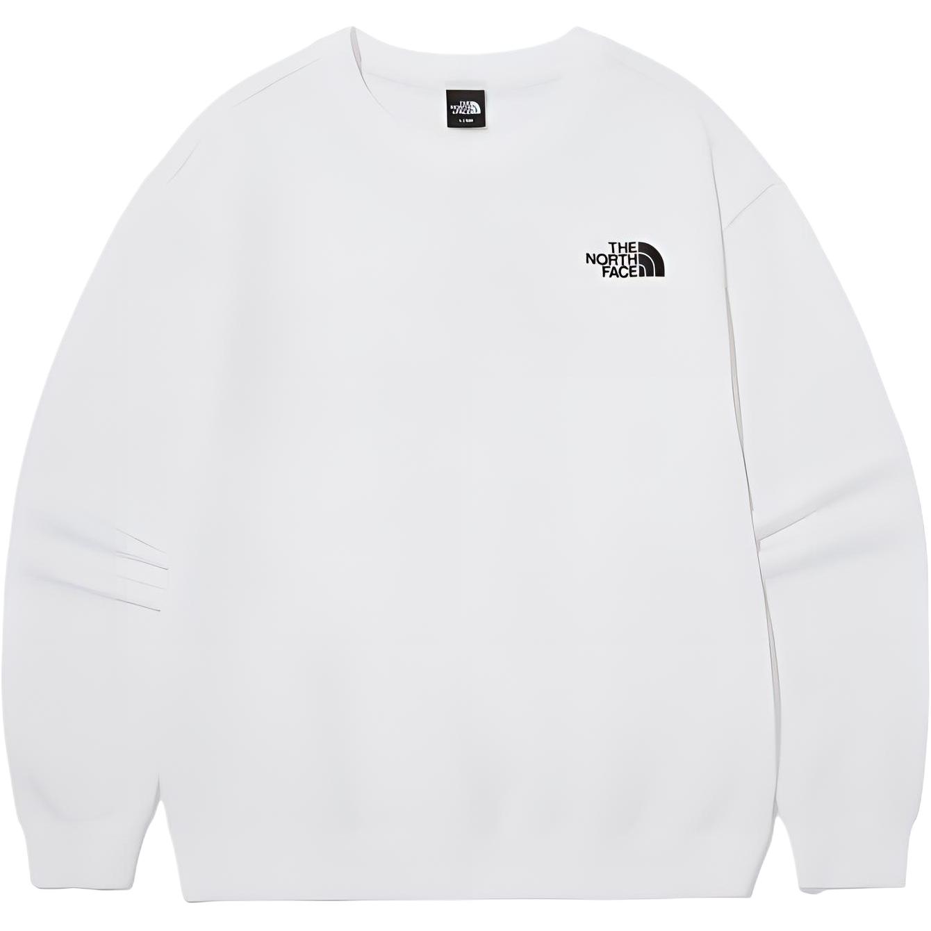 TNF Graphic Jacquard Crewneck Sweatshirt White NM5MQ26A