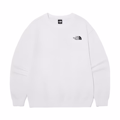 TNF Graphic Jacquard Crewneck Sweatshirt White NM5MQ26A