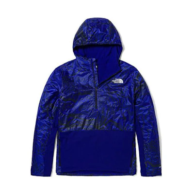 TNF Graphic Print Half-Zip Hoodie Jacket - Navy Blue NF0A7W8H-996