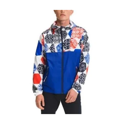 TNF Graphic Print Hoodie Jacket Blue NF0A5J2Q-3H1