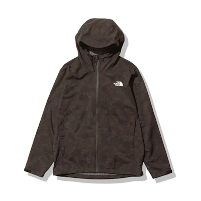 TNF Graphic Print Zip-Up Hoodie Jacket Brown NP12307-GF