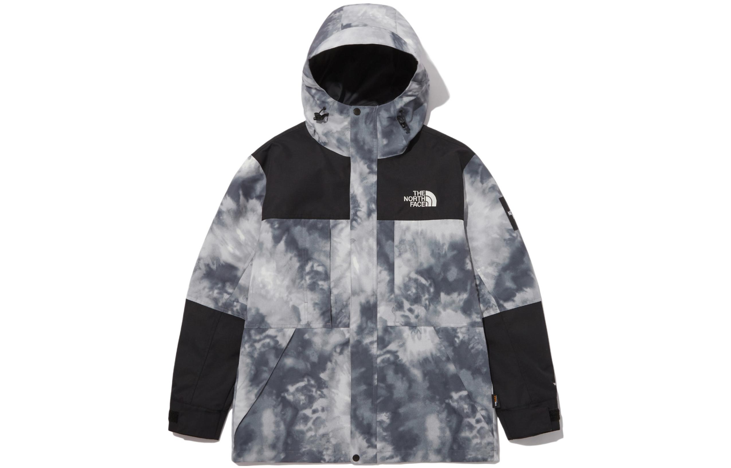 The North Face Graphic Print Zip-Up Hoodie Jacket Grey NJ2HP02J