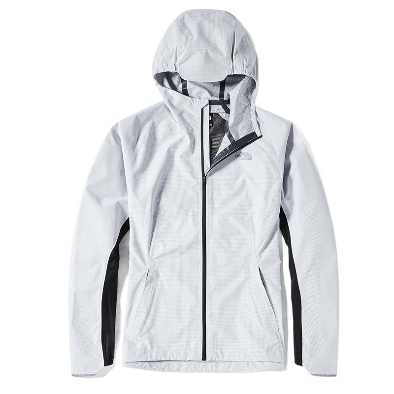 TNF Gray Hooded Outdoor Breathable Jacket NF0A3YVE-9B8
