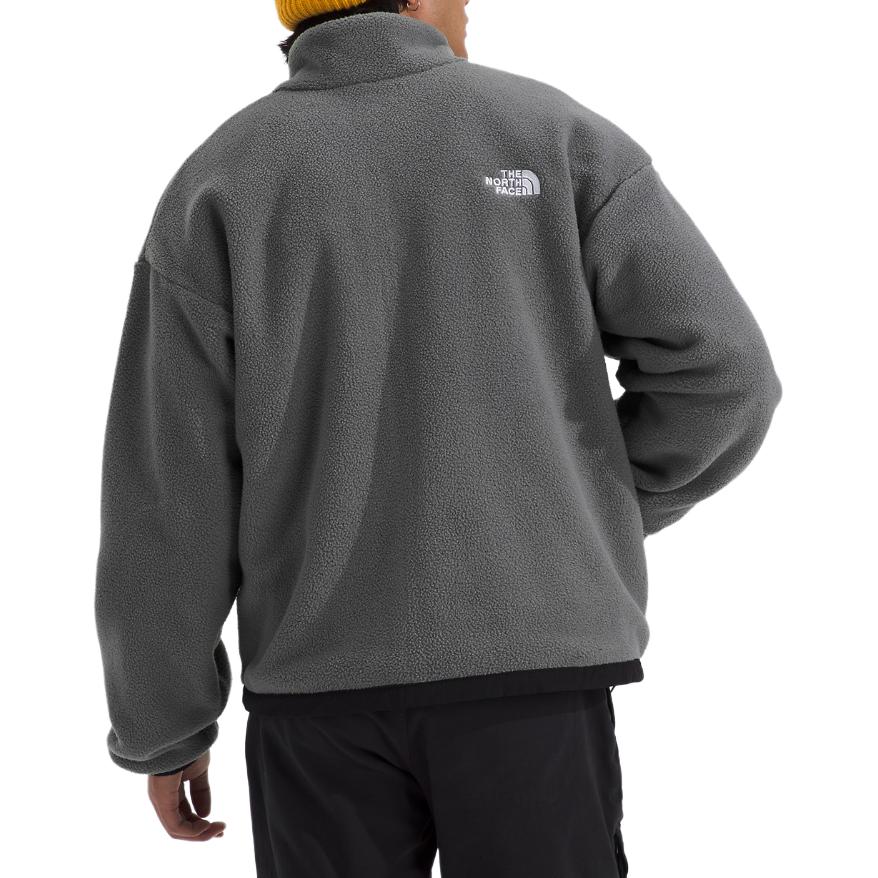 TNF Gray Logo Embroidered Stand Collar Zip Jacket Long Sleeve NF0A89GT-WOO 圖 5