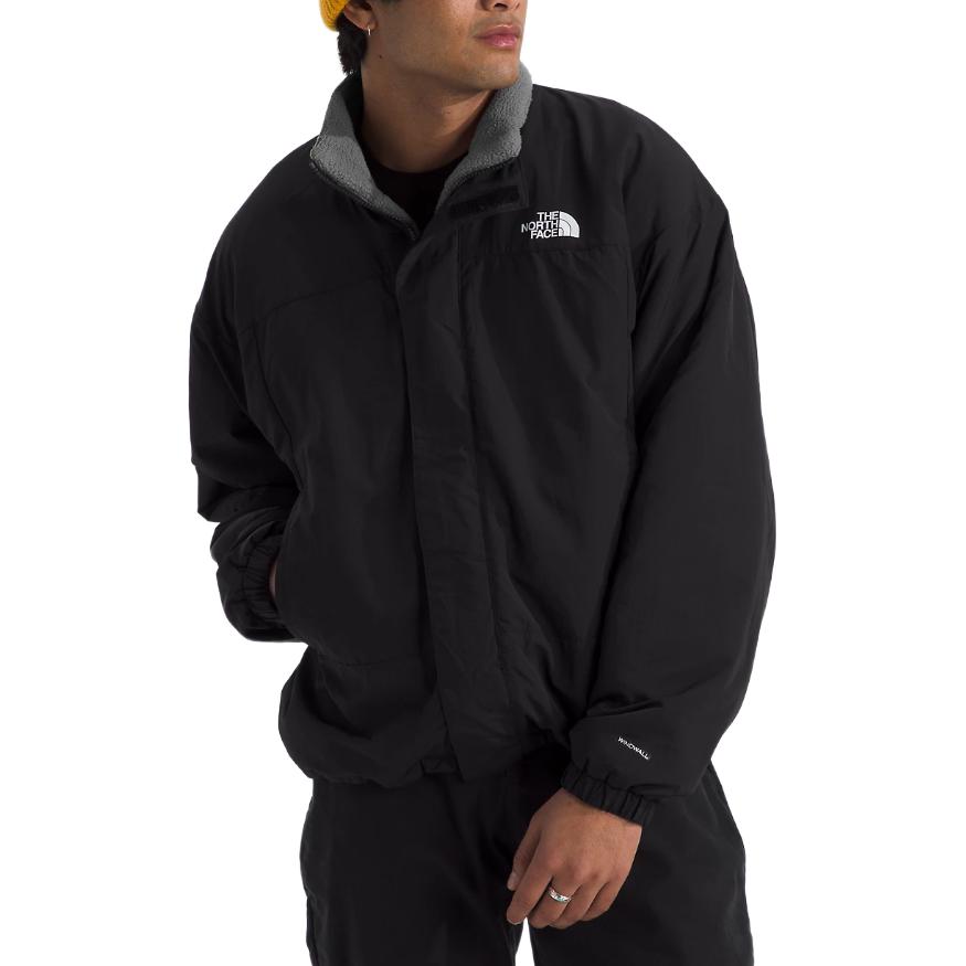 TNF Gray Logo Embroidered Stand Collar Zip Jacket Long Sleeve NF0A89GT-WOO 圖 7