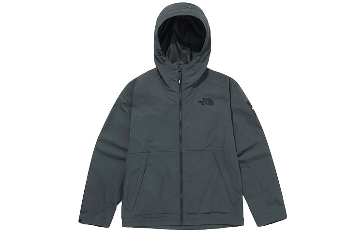 TNF Gray Logo Hoodie Jacket Casual Sportswear NJ4HM04L