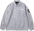 Order The North Face Jaket Kerah Polo Lengan Panjang Logo Abu-Abu NP72130-MG