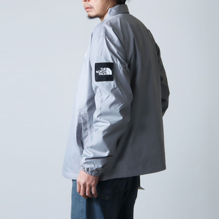 TNF Gray Logo Polo Collar Long Sleeve Jacket NP72130-MG 圖 4