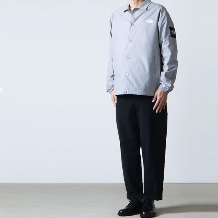 TNF Gray Logo Polo Collar Long Sleeve Jacket NP72130-MG 圖 5