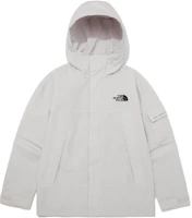 The North Face Gray Logo Print Windproof Multi-Pocket Hooded Jacket NJ3BP01L The North Face Gray Logo Print Windproof Multi-Pocket Hooded Jacket NJ3BP01L