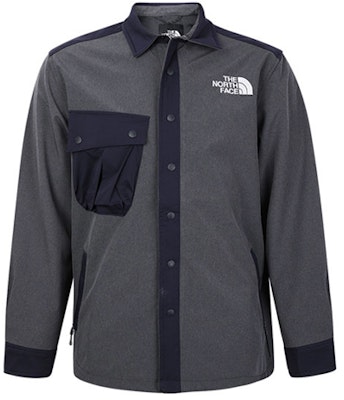 The North Face 灰色長袖襯衫帶補丁口袋 NF0A4U6A-0C5 Buy The North Face 灰色長袖襯衫帶補丁口袋 NF0A4U6A-0C5