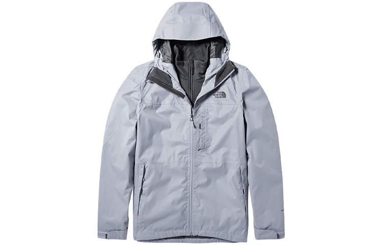 TNF Gray Waterproof 3-in-1 Winter Jacket NF0A3V9B-V3T