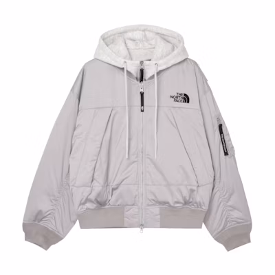 TNF Gray Zip Hoodie Jacket Pullover Double-Layer NJ1DP64L