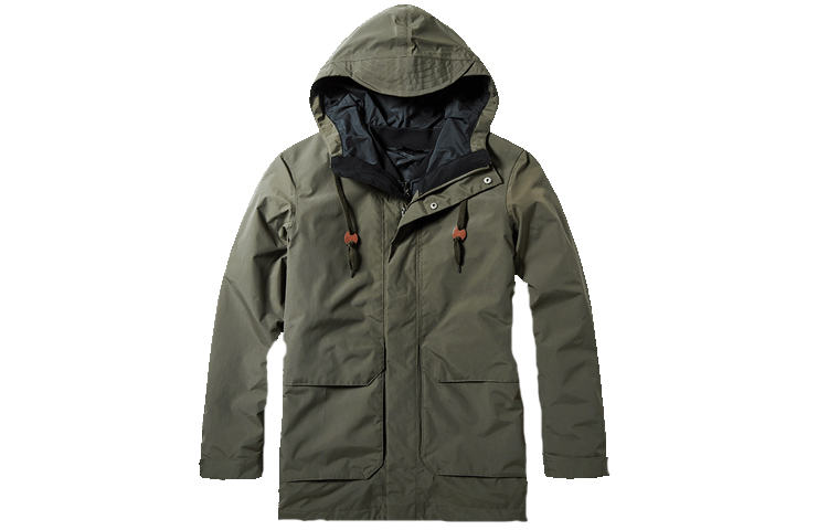 THE NORTH FACE Green 3-in-1 Padded Waterproof Jacket Winter Couple's Edition 497S-21L