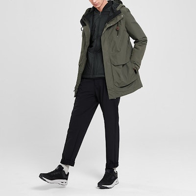 THE NORTH FACE Green 3-in-1 Padded Waterproof Jacket Winter Couple's Edition 497S-21L Lookbook THE NORTH FACE Green 3-in-1 Padded Waterproof Jacket Winter Couple's Edition 497S-21L