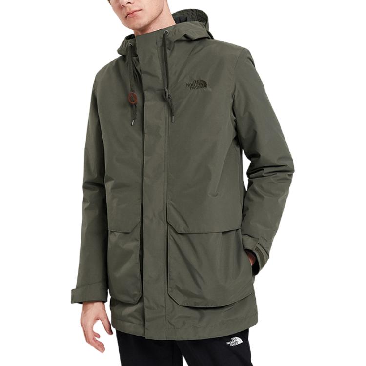 TNF Green 3-in-1 Zip Hoodie Jacket Unisex NF0A497S-21L