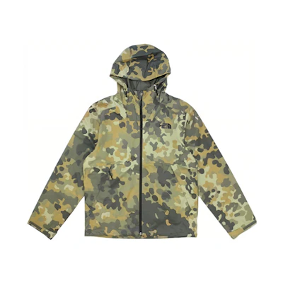 TNF Green Camo Hooded Casual Jacket NF0A33Q6-RT