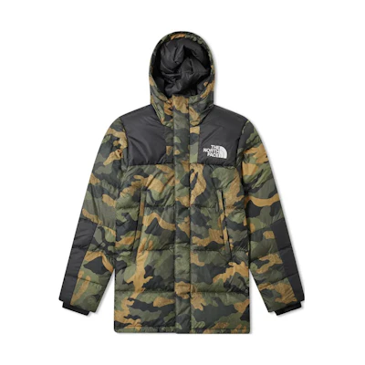 TNF Green Camo Logo Hooded Jacket NF0A3MJL-F32