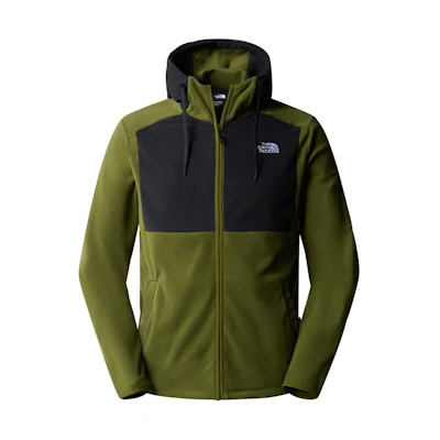 TNF Green Color-Block Logo Hoodie Jacket NF0A855J-RMO