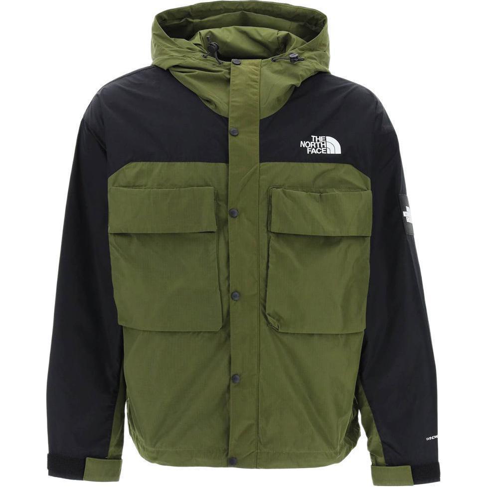 TNF Green Colorblock Hooded Zip-Up Jacket NF0A879G-PIB