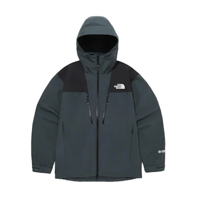 TNF Green Colorblock Hooded Zip-Up Jacket NJ2WQ-50C