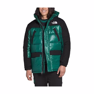 TNF Green Colorblock Logo Long-Sleeve Hooded Jacket Unisex NF0A4QZ5-NL1