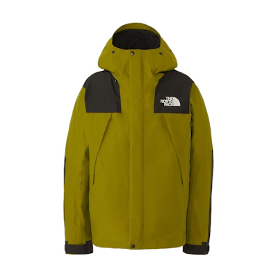 TNF Green Colorblock Logo Zip Hoodie Jacket for Men NP61800-SM服装