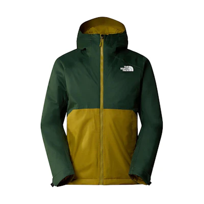 TNF Green Colorblock Waterproof Hooded Jacket NF0A3YFI-OQR