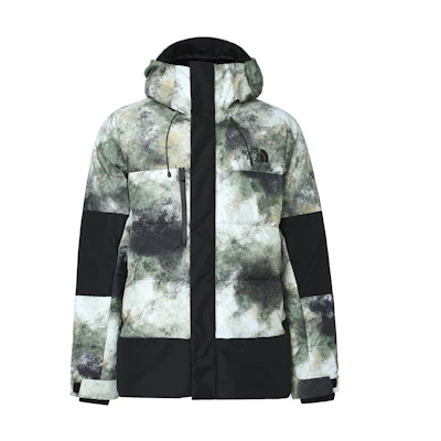 TNF Green Corefire Down Camo Windstopper Jacket NF0A82VT-OP1