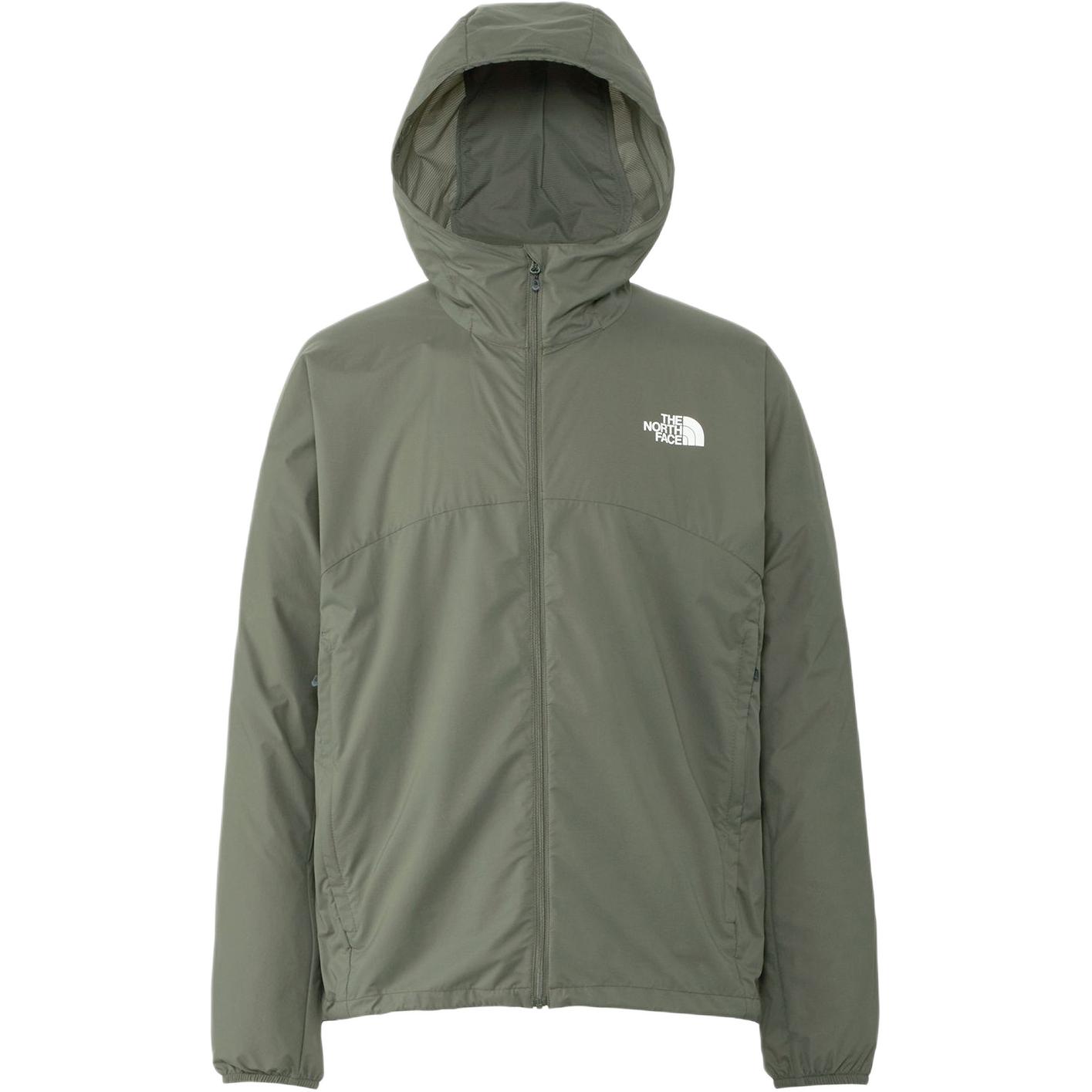 TNF Green Full-Zip Hoodie Jacket with Logo Design NP22202-NT