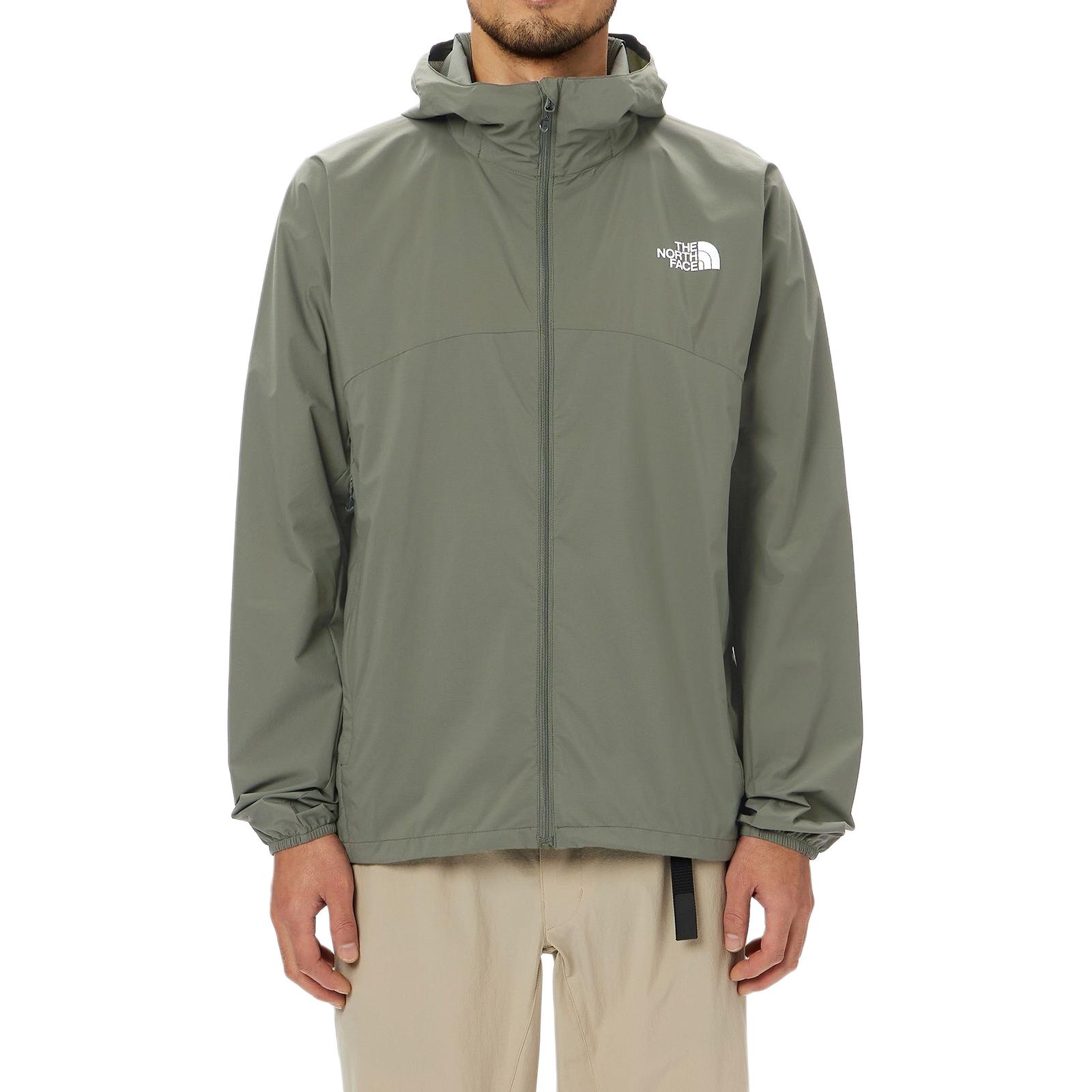 TNF Green Full-Zip Hoodie Jacket with Logo Design NP22202-NT 圖 4