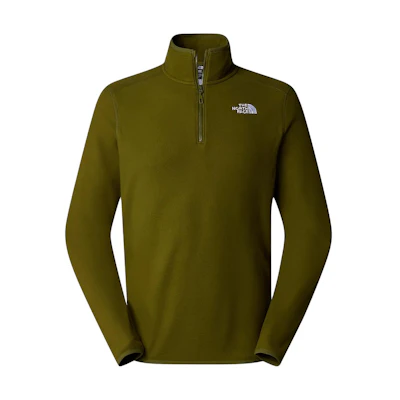 TNF Green Half-Zip Logo Fleece Pullover Sweater NF0A855W-PIB