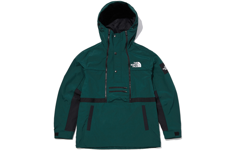 TNF Green Half-Zip Pullover Hoodie Jacket - Streetwear Style Unisex NA4HL52L