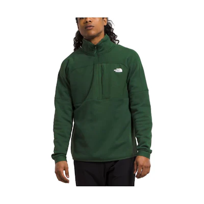 TNF Green Half-Zip Relaxed Fit Long-Sleeve Sweatshirt NF0A84H9-I0P
