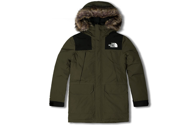 The North Face Green Hooded Down Parka Winter Jacket NF0A5B19-21L