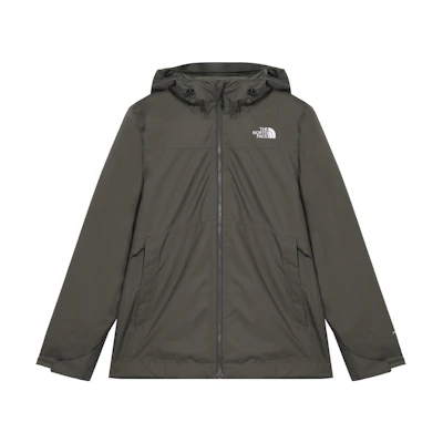 TNF Green Hooded Outdoor Waterproof Windproof Jacket NF0A8AV7-21L