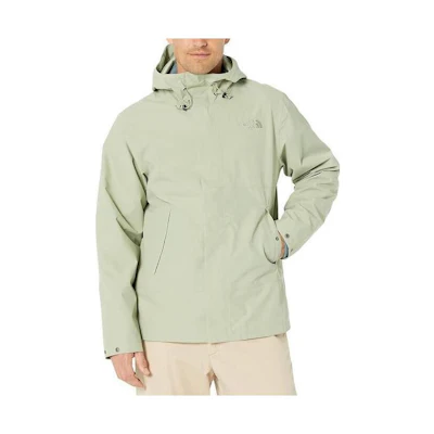 TNF Green Hoodie Jacket with Solid Logo Print NF0A7QBG-21L