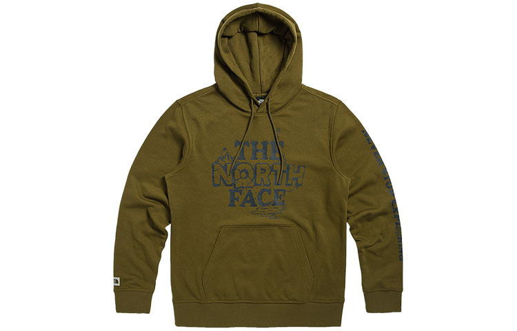 TNF Green Hoodie with Logo Print NF0A5328-37U