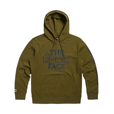 TNF Green Hoodie with Logo Print NF0A5328-37U